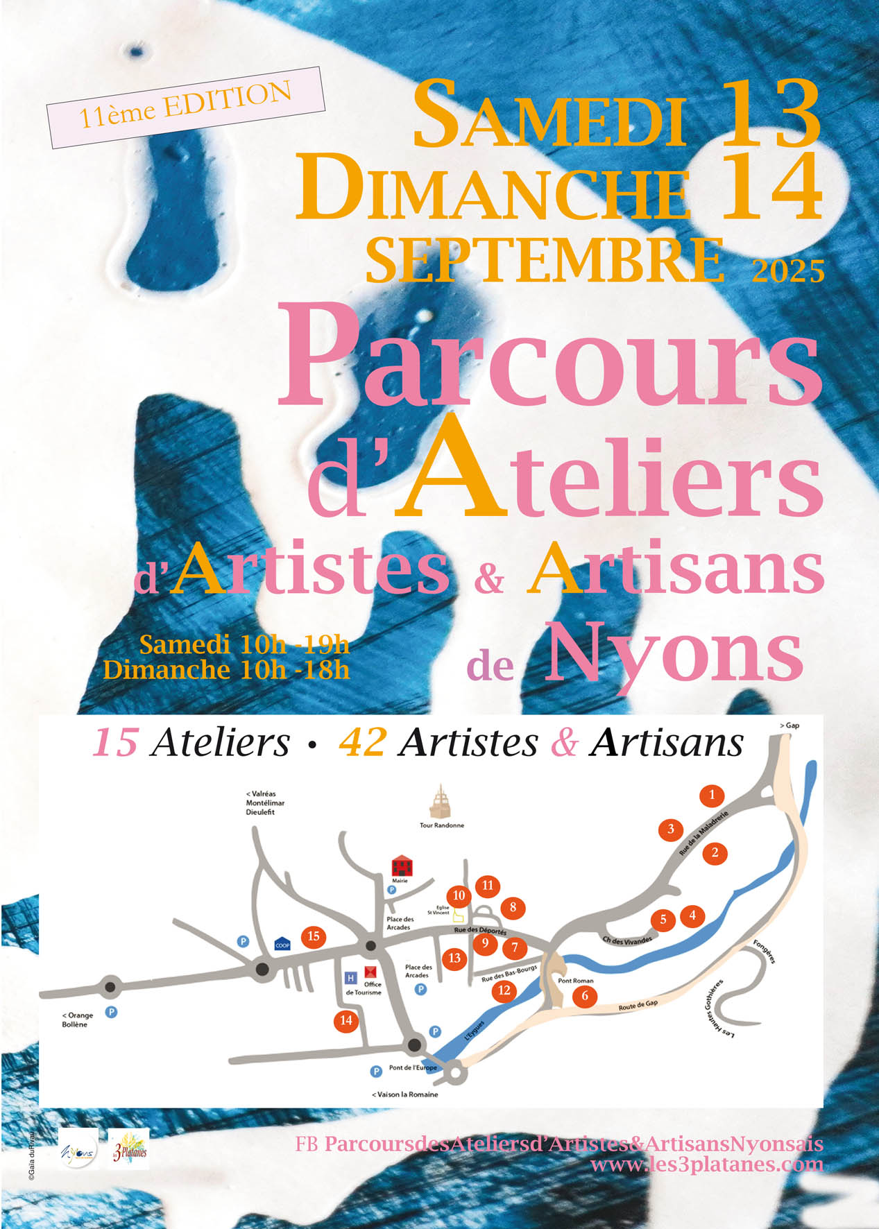Parcours des Ateliers d'Artistes et Artisans de Nyons