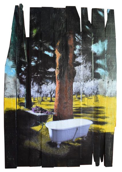 un bain d'été