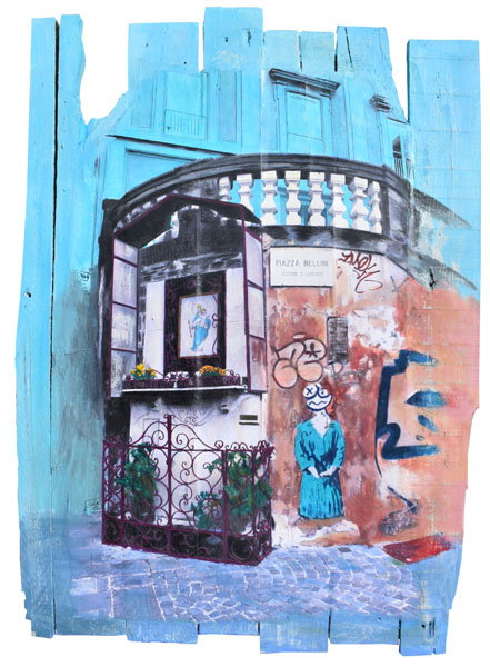 La petite fille au bout du chemin