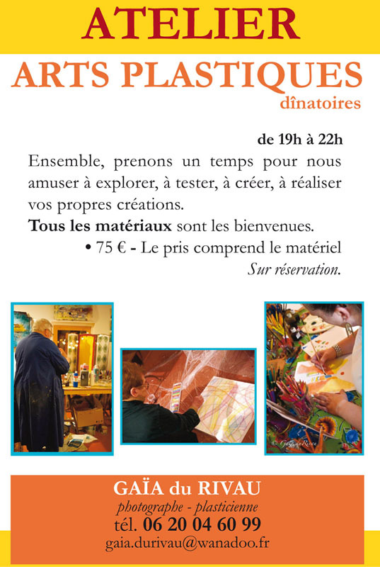 Ateliers Arts Plastique Adultes
